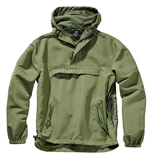 Brandit Summer - Cortavientos, color verde Olivoa, XXL