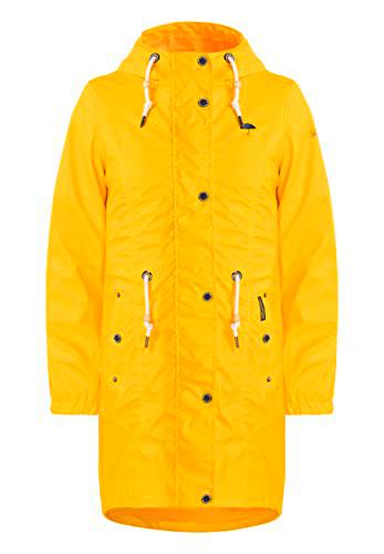 SCHMUDDELWEDDA Chubasquero Abrigo para Lluvia, Amarillo