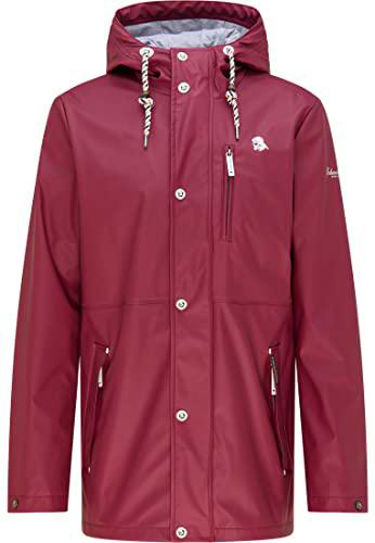 SCHMUDDELWEDDA Chubasquero Bridgeport, Burdeos, S para Hombre
