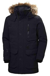 Helly Hansen Parka Longyear II para hombre, color negro, talla L