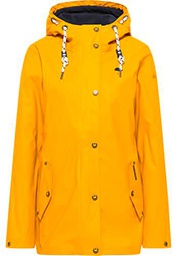 SCHMUDDELWEDDA Chubasquero Chaqueta para Lluvia, Mostaza
