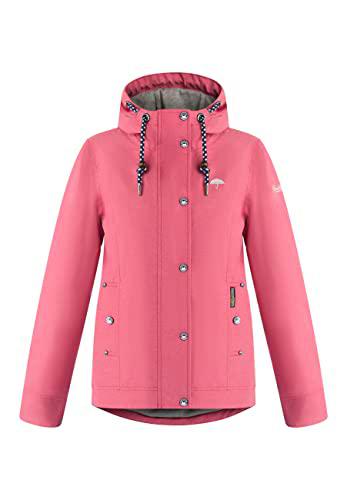 SCHMUDDELWEDDA Chubasquero Chaqueta para Lluvia, Frambuesa Melange