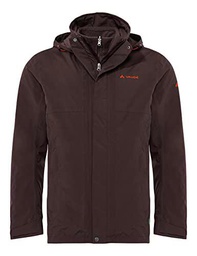 VAUDE Chaqueta 3 en 1 para Hombre Rosemoor Doble, Color marrón