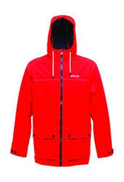 Regatta Highwater - Chubasquero para Hombre, Color Rojo/Negro, Talla 2XL