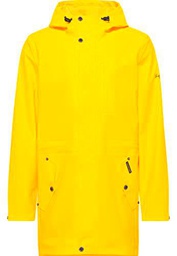 SCHMUDDELWEDDA Chubasquero Abrigo para Lluvia, Amarillo