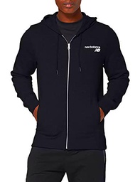 New Balance Classic Core Sudadera con Capucha de Forro Polar con Cremallera Complete NB, Hombre