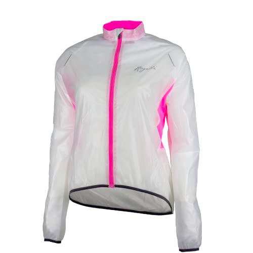 Rogelli - Chubasquero para Mujer, Talla XL, Color Transparente