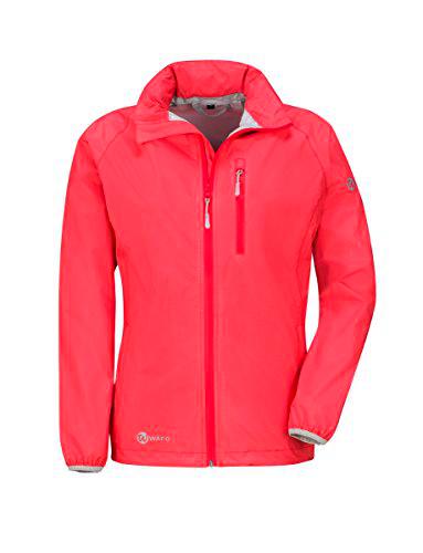 Wäfo Mujer Lugano Lluvia Chaqueta, Mujer, Color Coral