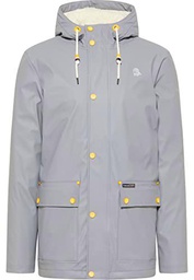 SCHMUDDELWEDDA Chubasquero, Gris, M para Hombre