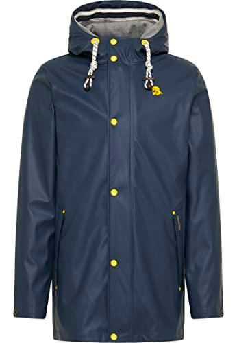 SCHMUDDELWEDDA Chubasquero, Color Gris Marino, L para Hombre