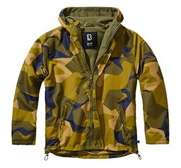 Brandit Cremallera Frontal Cortavientos, Diseño de Camuflaje