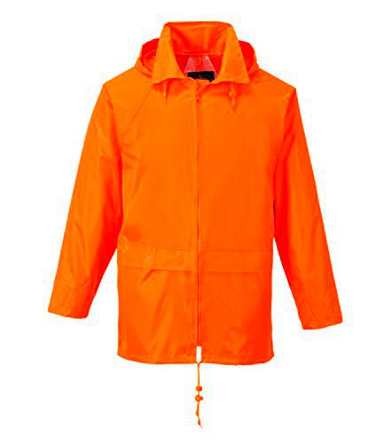 Portwest Chubasquero Classic, Tamaño: L, Color: Naranja, S440ORRL
