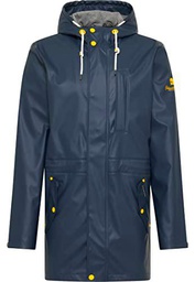 SCHMUDDELWEDDA Chubasquero Abrigo para Lluvia, Color Gris Marino