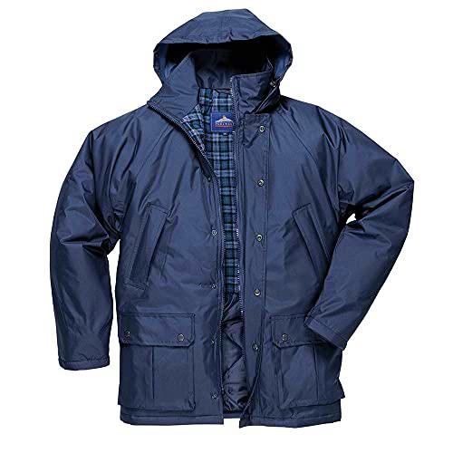 Portwest Parka Forrada Dundee, Tamaño: XL, Color: Marino, S521NARXL