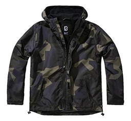 Brandit Cremallera Frontal Cortavientos, M90 Dark Camo