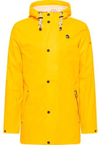 SCHMUDDELWEDDA Chubasquero, Chaqueta 3 en 1, Amarillo
