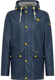 SCHMUDDELWEDDA Chubasquero, Color Gris Marino, S para Hombre