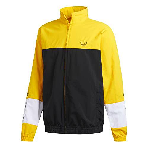 adidas Blocked Warm Up Cortavientos, Hombre, Negro/dorfue, S