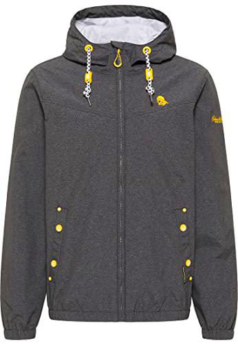 SCHMUDDELWEDDA Chubasquero, Gris, M para Hombre