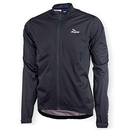 Rogelli - Chubasquero para Hombre, Talla M, Color Negro