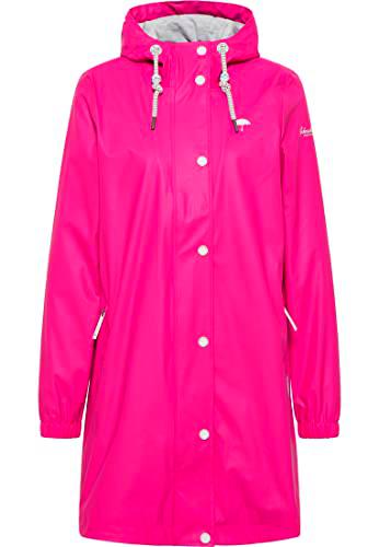 SCHMUDDELWEDDA Chubasquero Abrigo para Lluvia, Color Rosa Fucsia