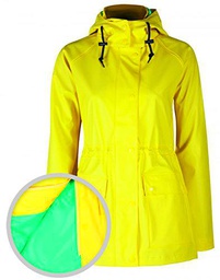 PFIFF 102491 Nami - Chubasquero, color amarillo y verde XS
