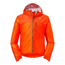 Schöffel Chaqueta Hybrid Flow Trail para hombre, color naranja, talla 56