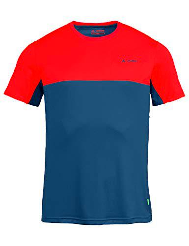 VAUDE Scopi II 41914 - Camiseta para Hombre (Talla XXL), Color Rojo