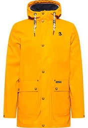 SCHMUDDELWEDDA Chubasquero Chaqueta para Lluvia, Mostaza