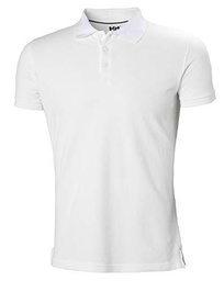 Helly Hansen Crew Camisa Polo, Hombre, Blanco, M