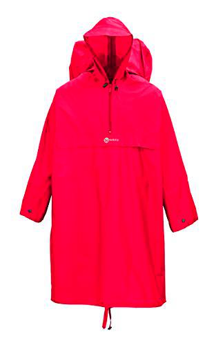 Wäfo Hombre Cristallo - Poncho, Hombre, Color Rojo