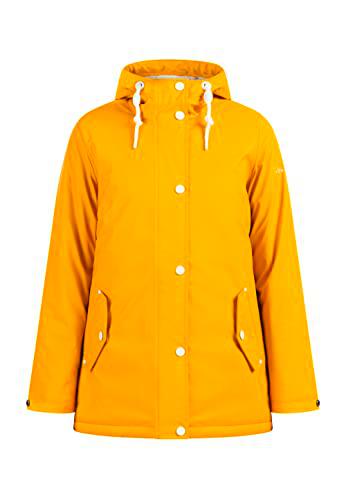 DreiMaster Chubasquero con Acolchado, Mostaza, M para Mujer