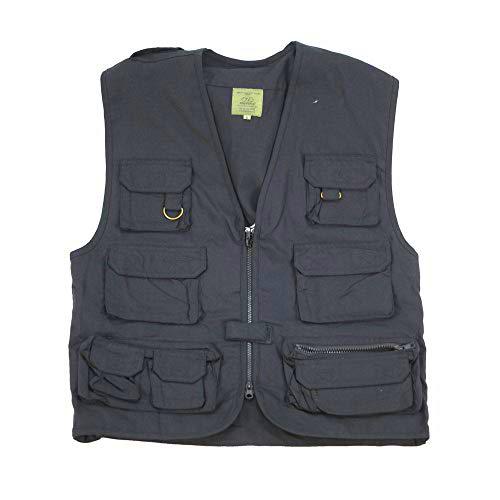 HIGHLANDER Waist Coat - Chubasquero para Mujer, Color Negro, Talla XL
