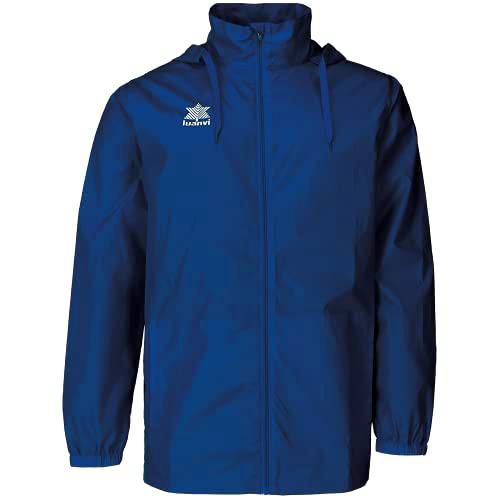 Luanvi-Chubasquero Impermeable Hombre Ligero de Color Azul Marino