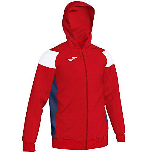 Joma Poly Crew III 101271 - Sudadera con Capucha, Color Rojo