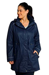 Ulla Popken Mujer Chubasquero, cortavientos, riberas reflectoras