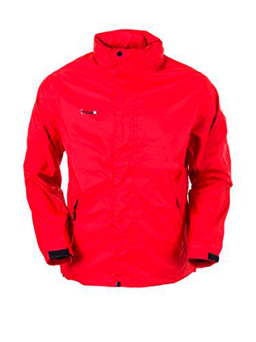 Izas Borah, Chubasquero Unisex para Adultos, color rojo, talla S