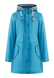 ICELOS Chubasquero 3 en 1, Azul Jade, XL para Mujer