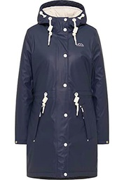 HOMEBASE Chubasquero Acolchado, Marine, XL para Mujer