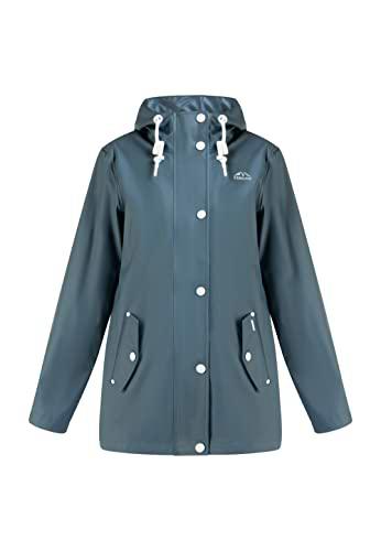 acalmar Chubasquero, Azul/Gris, M para Mujer
