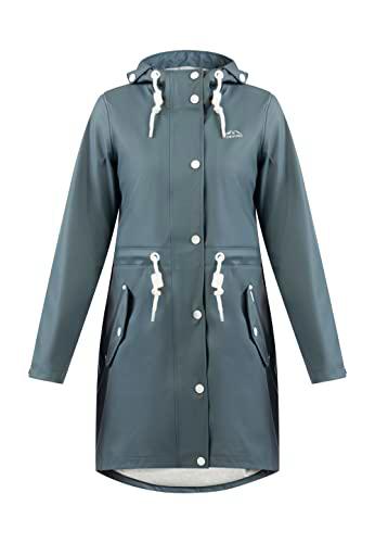 acalmar Chubasquero, Azul/Gris, S para Mujer