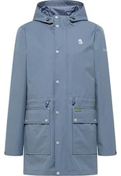 ICELOS Chubasquero, Azul/Gris, XL para Hombre