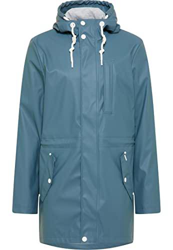 BRAELYN Chubasquero, Azul/Gris, XXL para Hombre