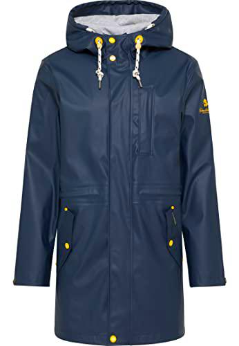 SCHMUDDELWEDDA Impermeable, Marine, L para Hombre