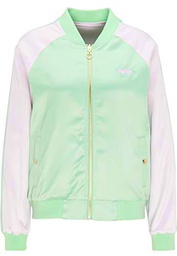 hoona Regenmantel Abrigo para Lluvia, Neo Mint Colorblock