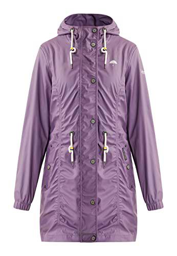 Schmuddelwedda Chubasquero, Morado Ahumado, L para Mujer