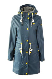 Schmuddelwedda Chubasquero, Color Gris Marino, S para Mujer