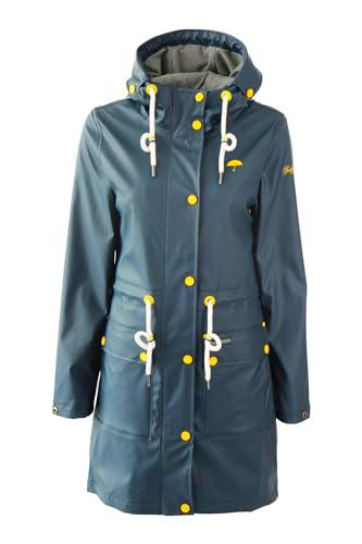Schmuddelwedda Chubasquero, Color Gris Marino, S para Mujer