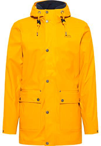 WATLEY Chubasquero 3 en 1, Mostaza, M para Hombre