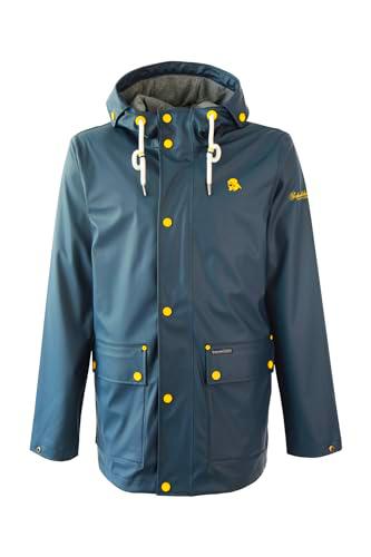 Schmuddelwedda Chubasquero, Color Gris Marino, M para Hombre
